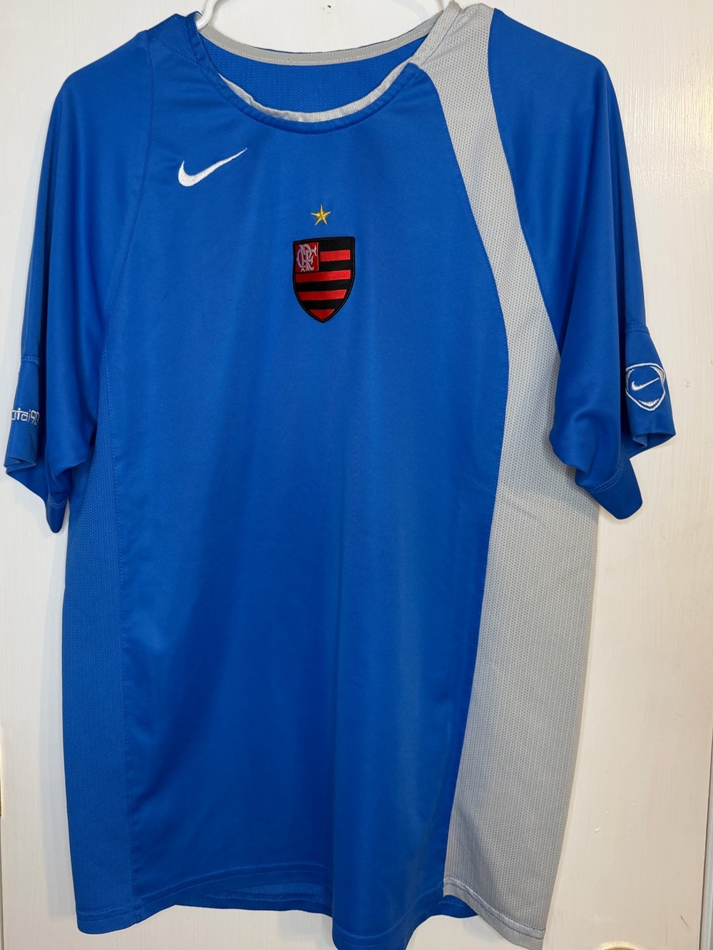 Rare Made in Brazil Nike Total 90 Flamengo Blue Third Kit